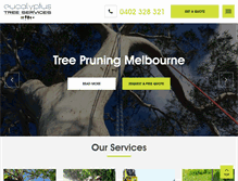 Tablet Screenshot of eucalyptustreeservices.com.au